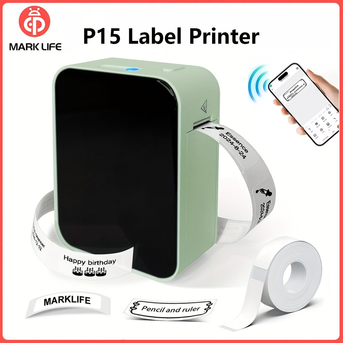Commercial Printing Labels - Портативный термопринтер Marklife P15 для этикеток,