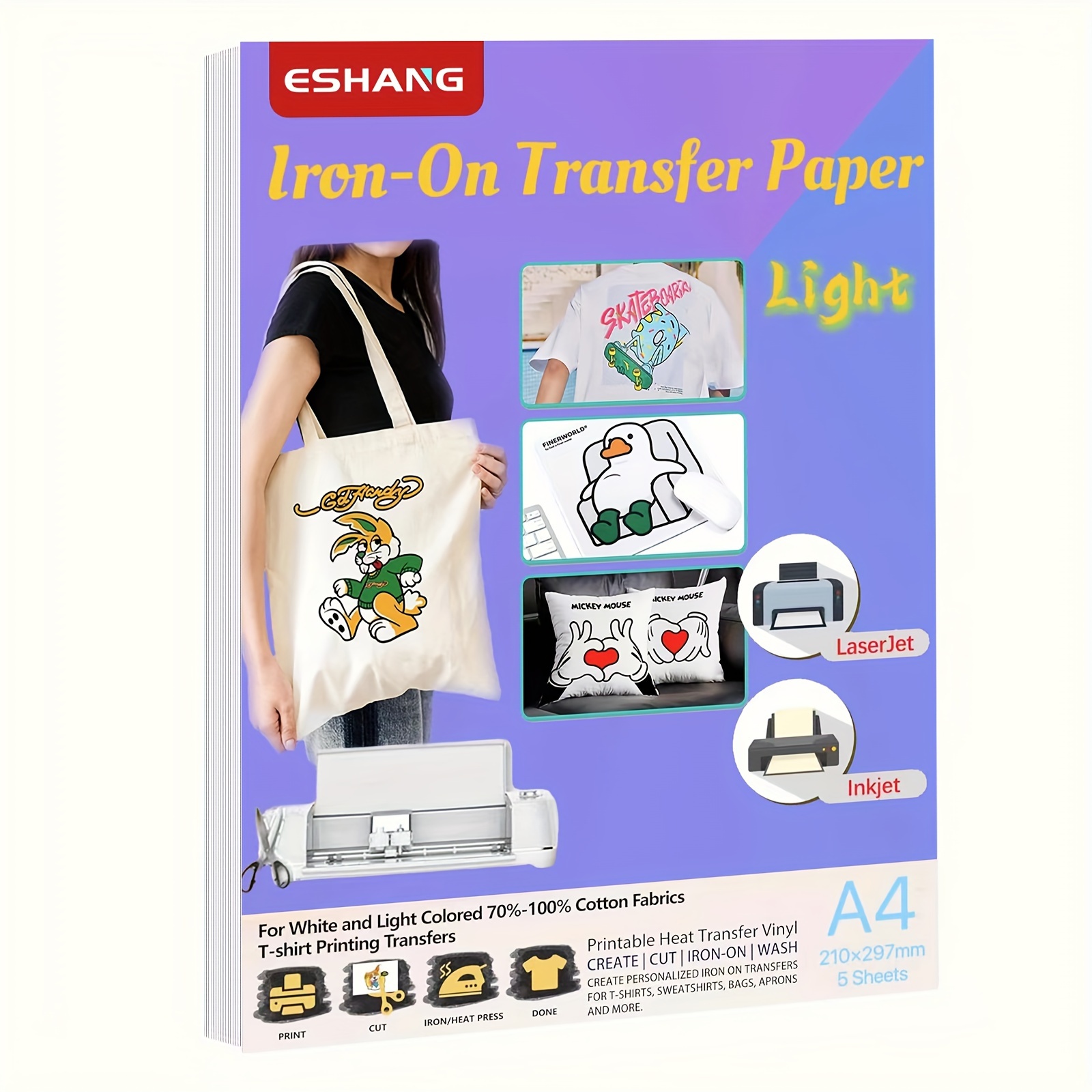 Commercial Fabric Printing Machine - Теплопередающая бумага формата А4 для легкой